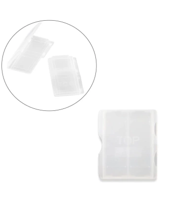 Plastik Mikroskop Slide Kutusu - Slayt Saklama Kabı 2 Yuvalı - Lam Taşıma Standı - 50 Adetlik Toptan Set