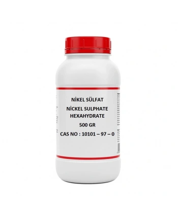 Nikel Sülfat 500 Gr - Nickel Sulphate Hexahydrate - (CAS No : 10101-97-0)