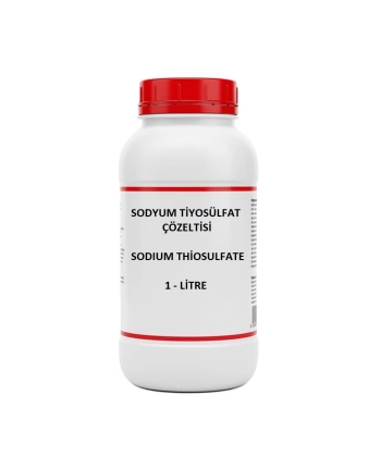 Sodyum Tiyosülfat Çözeltisi 1Litre - Sodium Thiosulfate 0.1N - Yüksek Kaliteli