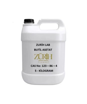 Butil Asetat 5 LT – Yüksek Kaliteli Solvent ve Endüstriyel Kullanım İçin