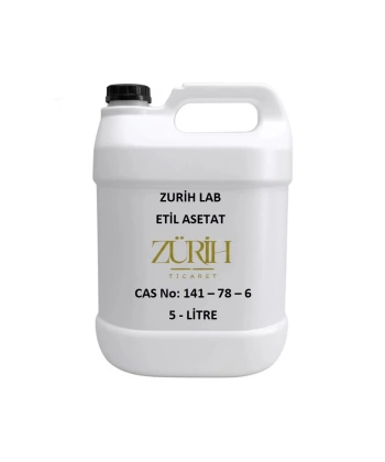 Etil Asetat 5 LT – Yüksek Kaliteli Çözücü ve Endüstriyel Solvent
