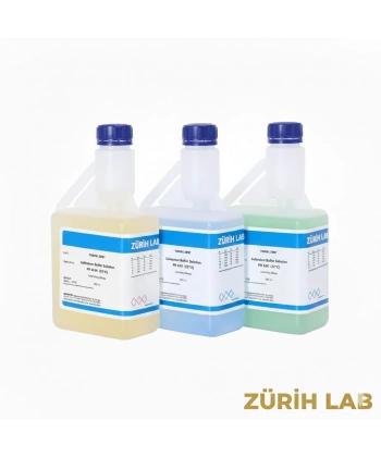 ZURIHLAB pH Metre Kalibrasyon Sıvısı 3lü Set - pH 4.01 / 7.00 / 10.01