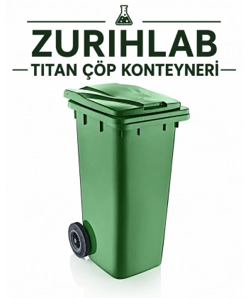ZURIHLAB Titan Çöp Konteyneri - Darbeye Dayanıklı Sanayi Tipi Çöp Kovası