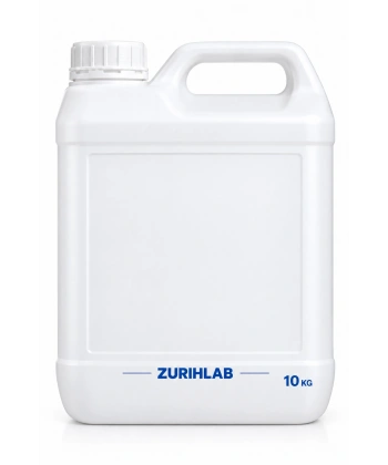 ZURIHLAB Kapaklı Plastik Şeffaf Boş Bidon 10 Kg - Sızdırmaz Dayanıklı Bidon