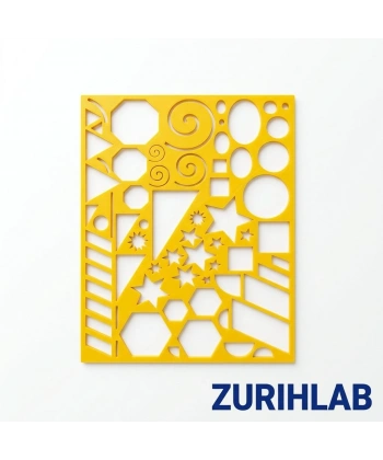 ZURIHLAB Temel Geometrik Şekiller Şablonu