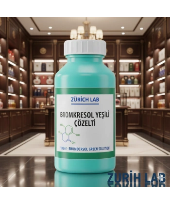 Bromkrezol Yeşili Çözelti 100 mL – Bromocresol Green Solution | Yüksek Kaliteli | Zurih Lab