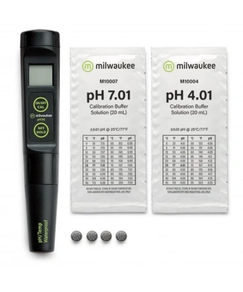 Değiştirilebilir Problu pH Metre - IP65 - Geniş/Çift LCD Ekran - Su Geçirmez Test Cihazı