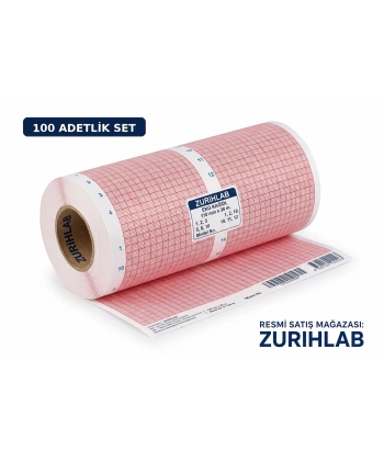 EKG Kağıdı 110 mm x 30 m Rulo - Medikal Kağıt