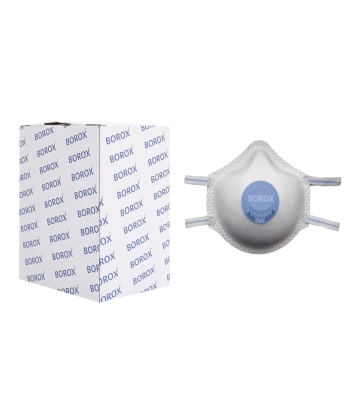 FFP2 Filtreli Koruyucu Toz Maskesi - Ventilli Konik Maske - 50 Adetlik Toptan Set