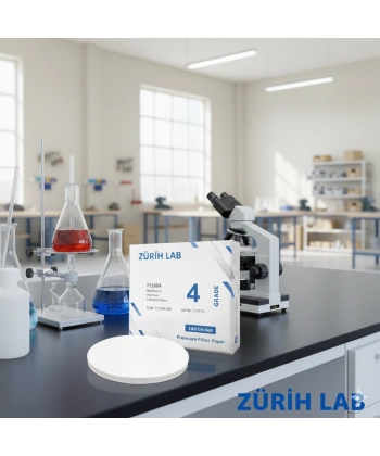 Filtre Kağıdı 90 mm – Kalitatif Hızlı Grade 4 | Laboratuvar Filtrasyon Kağıdı – Zurih Lab