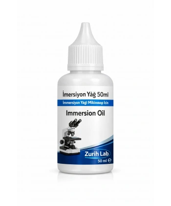 İmersiyon Yağ 50ml - İmmersiyon Yağı Mikroskop İçin - Immersion Oil - Zurih Lab