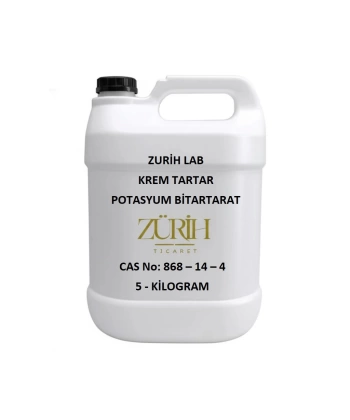 Krem Tartar 5 KG (Potasyum Bitartarat) – Yüksek Kaliteli, Gıda ve Endüstriyel Kullanım İçin