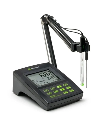 Masaüstü pH ORP Sıcaklık Ölçer - pH metre - Geniş LCD Ekran