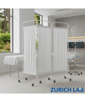 Medikal Paravan (3 Kanatlı) Zurih Lab - Yüksek Kaliteli