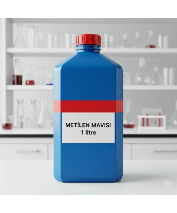 Metilen Mavisi 1 Litre – Methylene Blue Sıvı Form / HDPE Şişe – Yüksek Kaliteli | Zurih Lab