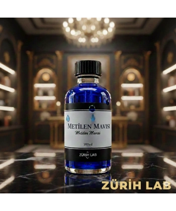 Metilen Mavisi 100 mL (Sıvı Form) - Methylene Blue - 100 mL / HDPE Şişe - Yüksek Kaliteli