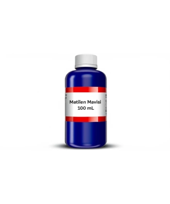 Metilen Mavisi 100 mL (Sıvı Form) - Methylene Blue - 100 mL / HDPE Şişe - Yüksek Kaliteli