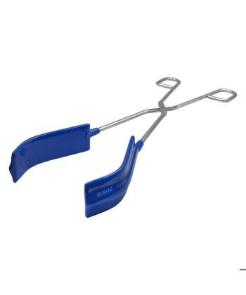 Paslanmaz Çelik Beher Tutacağı PVC Kaplı - Beher Maşası - 330 mm