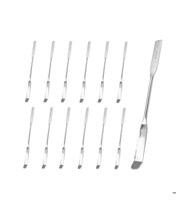 Paslanmaz Çelik Spatula 15 Cm - 12 Adetlik Toptan Set - Yüksek Kaliteli