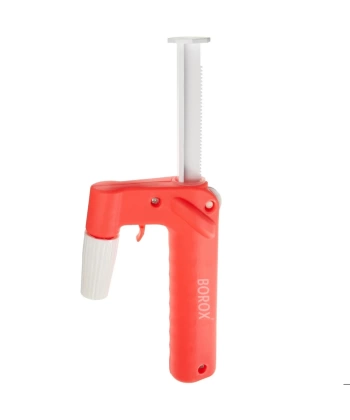 Pipet Tabancası 25 mL - Kırmızı Renk Pipet Pompası - Hızlı Pipetleme - Yüksek Kaliteli