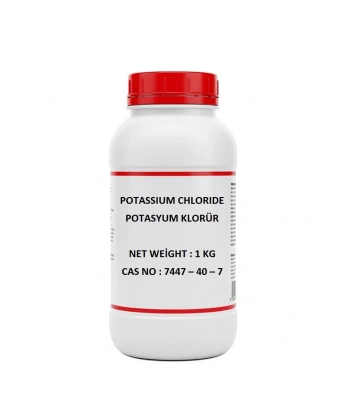Potasyum Klorür Toz 1 Kg - Potassium Chloride USP / (CAS No : 7447-40-7) - Yüksek Kaliteli