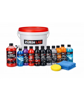 Premium Oto Bakım Seti - 12 Parça Toptan Set – Araç Temizlik ve Detaylı Bakım Kiti