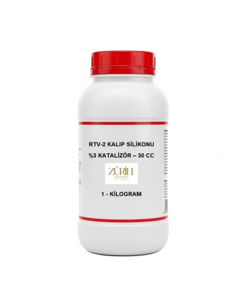 RTV-2 Kalıp Silikonu Beyaz - 15 Shore - 1 KG - Yüksek Kaliteli