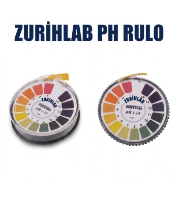 ZURIHLAB Rulo pH Kağıdı - İndikatör Kağıdı (1-14) - pH Ölçer