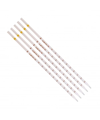 Serolojik Pipet - Cam Dereceli Pipet 1 mL - 5 Adetlik Set