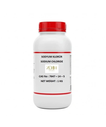 Sodyum Klorür 1 Kg - Sodium Chloride - Yüksek Kaliteli