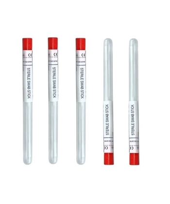 Steril Eküvyon Çubuğu Swap - Stuart Besiyersiz Swab - 100 Adetlik Toptan Set