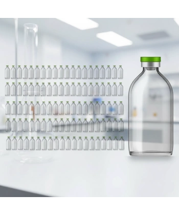 Toptan Flakon Cam Şişe Seti 100ml (100 Adetlik Toptan Set) Kapaklı Tıpalı Cam Şişe 100ml | Zurih Lab & Zürih Ticaret