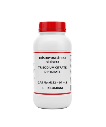 Trisodyum Sitrat Dihidrat 1 KG - Trisodium Citrate Dihydrate - Yüksek Kaliteli
