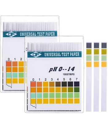Universal İndikatör Test Kağıtları - pH Kağıdı - (0/14) pH Metre - 100 Adetlik Kutu