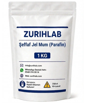 ZURIHLAB 1 KG Şeffaf Jel Mum Parafin
