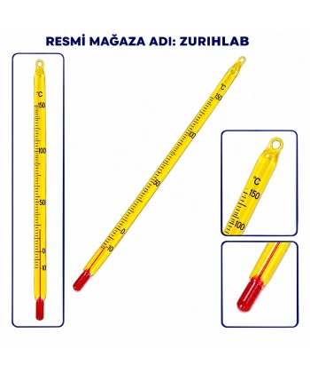 ZURIHLAB Alkollü Cam Termometre (-10 / 150C)