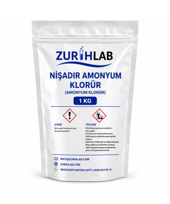 ZURIHLAB Amonyum Klorür (Nişadır) 1 KG