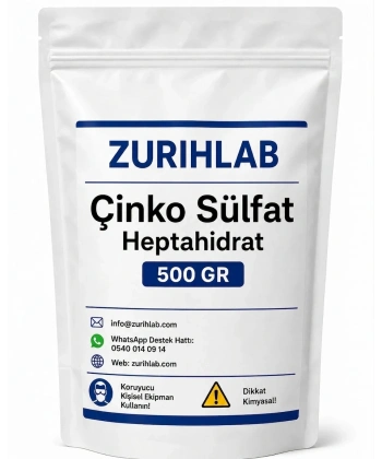 ZURIHLAB Çinko Sülfat Heptahidrat 500 GR