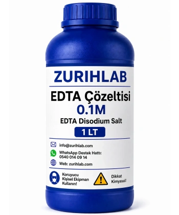ZURIHLAB EDTA Çözeltisi 0.1M - EDTA Disodium Salt - 1LT