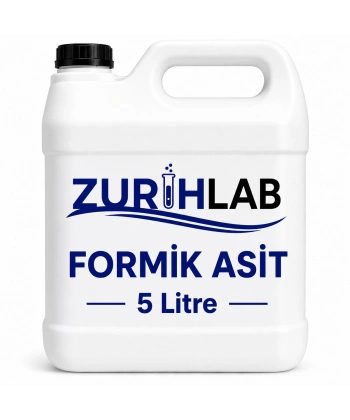 ZURIHLAB Formik Asit 5 Litre - Formic Acid %85 - Karınca Asidi