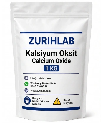 ZURIHLAB Kalsiyum Oksit - Calcium Oxide - 1KG