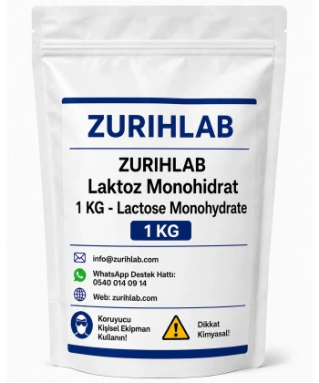 ZURIHLAB Laktoz Monohidrat 1 KG - Lactose Monohydrate