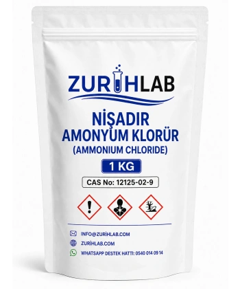 ZURIHLAB Nişadır Amonyum Klorür 1 KG