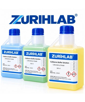 ZURIHLAB pH Metre Kalibrasyon Sıvısı 3lü Set - pH 4.01 / 7.00 / 10.01