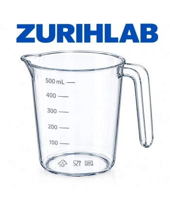 ZURIHLAB Şeffaf Ölçü Kabı Beher