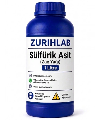 ZURIHLAB Sülfürik Asit (Zaç Yağı) 1-Litre