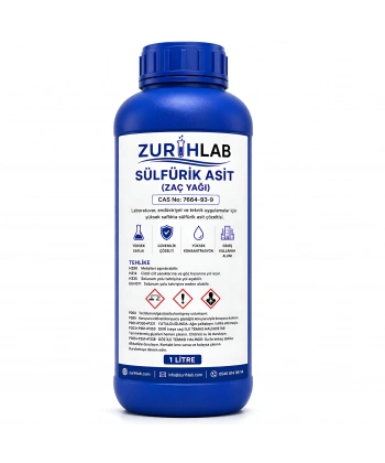ZURIHLAB Sülfürik Asit (Zaç Yağı) 1-Litre