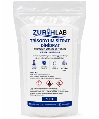 ZURIHLAB Trisodyum Sitrat Dihidrat 1 KG