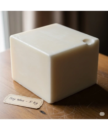 5 KG Doğal Soya Mumu (Wax) - Mum Yapımı için Yüksek Kaliteli Soya Wax