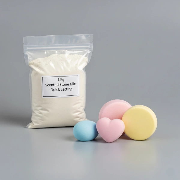 1 KG Kokulu Taş Tozu Hızlı Dondurucu Karışım - Esanslı Taş Yapımı için Pratik Mix